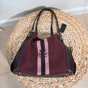 Coach Edie Shoulder Bag 31 with Horse and Carriage Jacquard Detail